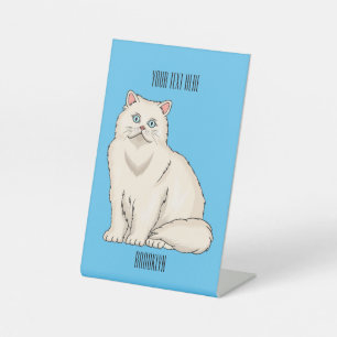Signe De Table Persian cat