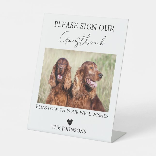 Signe De Table Personnalisé nous faisons trop familier mariage li (Recto)