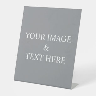 Signe De Table Personnalisé Personnalisez Votre Propre Photo