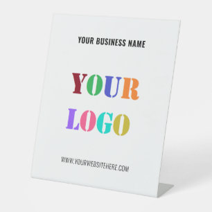 Signe De Table Personnalisez votre logo Nom du texte Business Ped