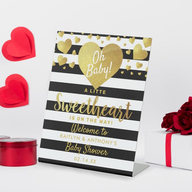 Signe De Table Petit amour Baby shower de la Saint Valentin (Créateur téléchargé)