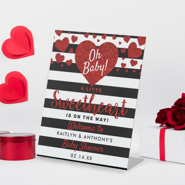 Signe De Table Petit amour Baby shower de la Saint Valentin (Créateur téléchargé)