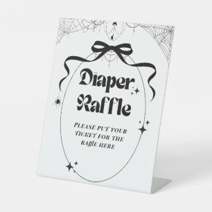 Signe De Table Petit Boo minimal Baby shower gothique d'Halloween