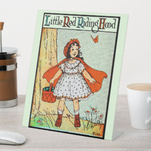 Signe De Table Petit Chaperon Rouge Vintage Mignon
