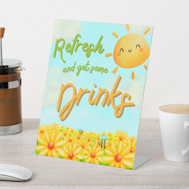 Signe De Table Petit rayon de soleil - Boissons Signal (Créateur téléchargé)