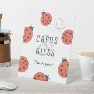Signe De Table Petite coccinelle rouge Cartes & Cadeaux Dame Puna