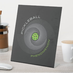 Signe De Table Phénomène de Pickleball Galaxie