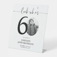 Photo 60e Affiche de bienvenue d'anniversaire | Re