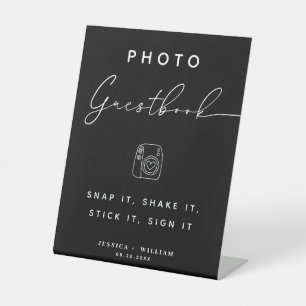 Signe De Table Photo Livre d'or Snap It Shake it Stick It Stick i