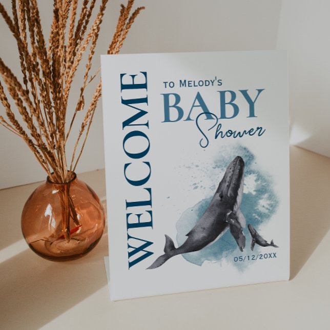 Signe De Table Piédestal de fête prénatale pour l'arrivée de bébé (Créateur téléchargé)