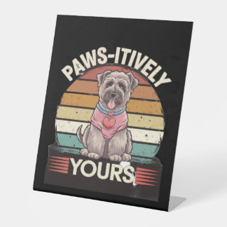 Signe De Table Pince-miel votre chien