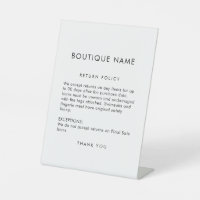 Politique de retour des magasins de détail profess