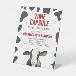 Signe De Table Poster de la Capsule Saint-Vache 1er anniversaire