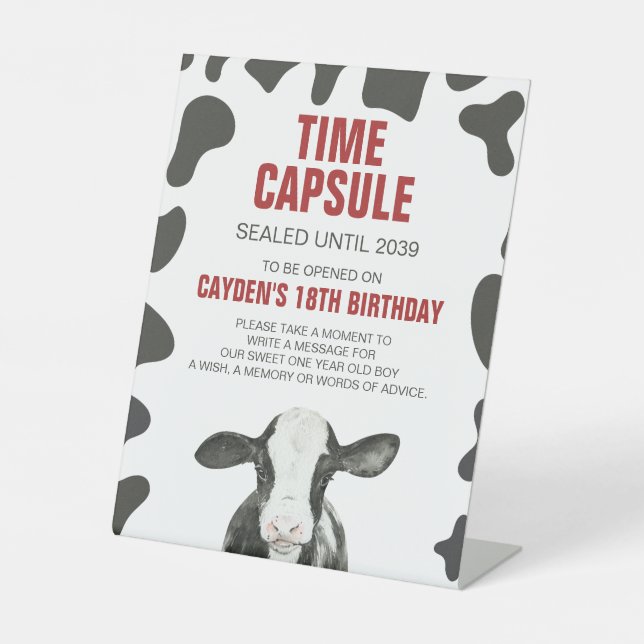Signe De Table Poster de la Capsule Saint-Vache 1er anniversaire (Recto)