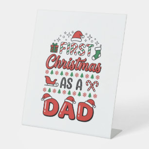 Signe De Table Premier Noël Papa Fête