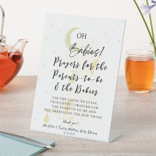 Signe De Table Prière pour les futurs parents et les bébés  Panne