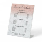 Prix du salon de coiffure Rose en parties scintill