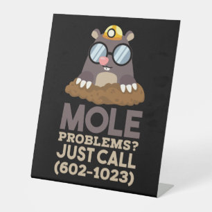 Signe De Table Problèmes de chimie - Mole