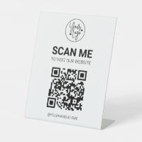 QR Code Scan Me Business Menu Website Services Ped