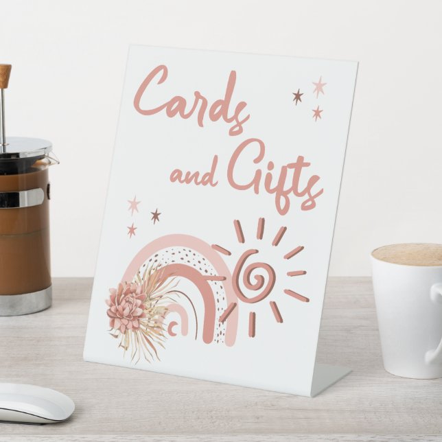 Signe De Table Ray of Sunshine Girl Baby shower Cartes et cadeaux (In SItu)