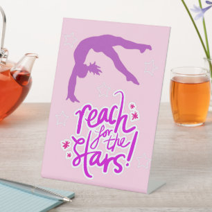 Signe De Table Reach for the Stars Gymnastique Tumbling