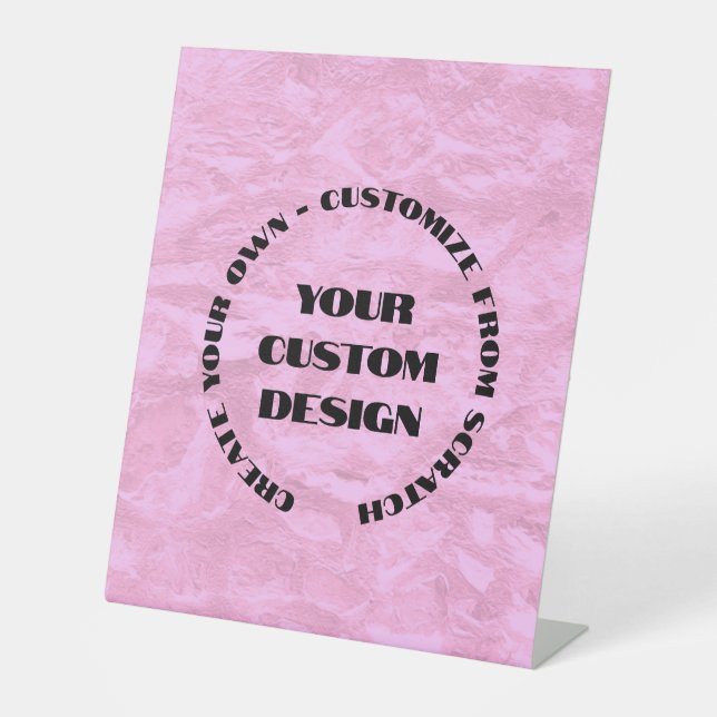 Signe De Table Redesign from Scratch Créer votre propre (Recto)