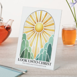 Signe De Table REGARDEZ LE CHRIST LDS 2025 Junior Thème Jeunesse