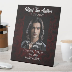 Signe De Table Rencontrez l'auteur Dark Crimson