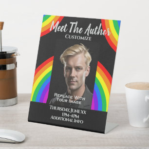 Signe De Table Rencontrez L'Auteur LBGTQ Rainbow