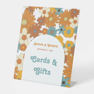 Signe De Table Retro Flowers 60's 70's Arch Mariage Cadeaux