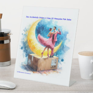 Signe De Table Rick London Pink Himalayan Salsa drôle