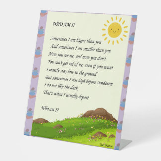 Signe De Table Riddle Art