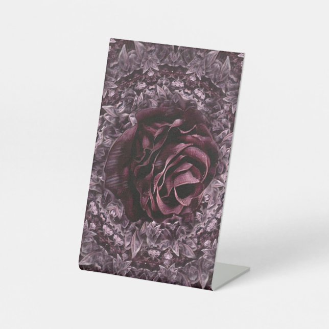 Signe De Table Rose Mandala (Recto)