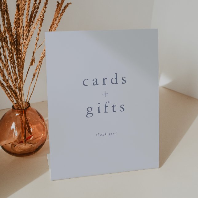 Signe De Table ROWAN Boho Boy Blue Unique Simple Cartes et Cadeau (ROWAN Boho Boy Blue Unique Simple Cards and Gifts Pedestal Sign)