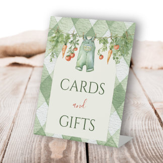 Signe De Table Rustic Gender Neutral Little Sprout Baby Shower