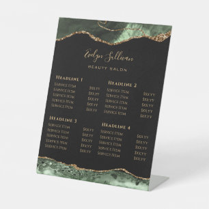 Signe De Table Sage Green Agate Beauté Salon Tarifs