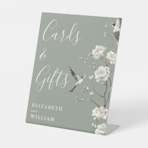 Signe De Table Sage Green Chinoiserie Cartes Et Cadeaux Mariage