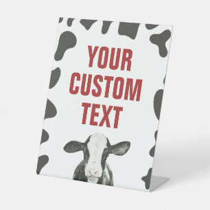 Signe De Table Saint-Vache rouge 1er anniversaire