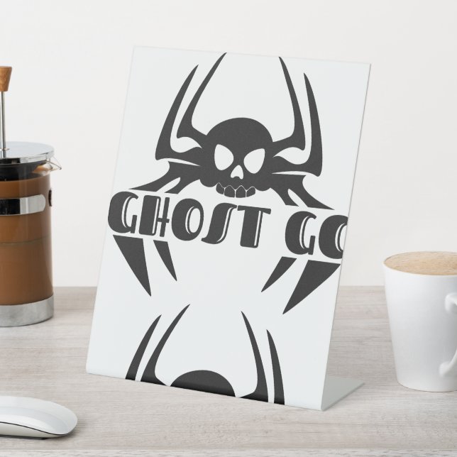 Signe De Table Saison Éffrayante de Ghost Go (In SItu)