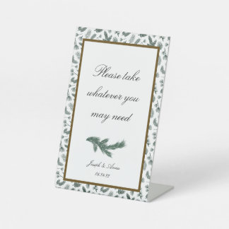 Signe De Table Salle de bain personnalisable Connexion Pine