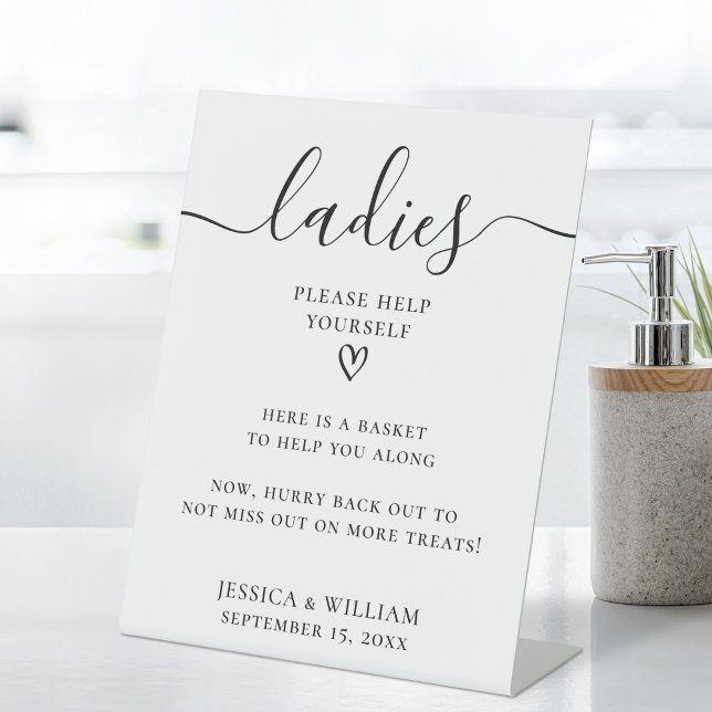 Signe De Table Salle De Bains mariage Panier Salle De Bains Pour  (Créateur téléchargé)