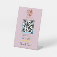 Salon rose Google Compteur d'examen Stand Modèle