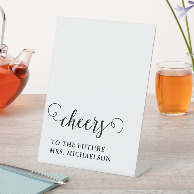 Signe De Table Salue Mariée À Être Mariage (In SItu)