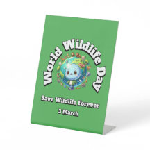 Sauvez La Faune. Journée mondiale de la faune