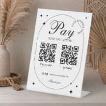 Scan To Pay 2 codes QR tendance minimaliste pour l