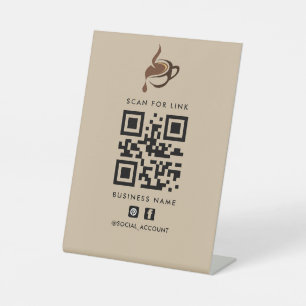 Signe De Table Scanner le code QR de liens Sign   Lien en bio   C