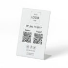 Scanner pour payer le logo du code QR de l'entrepr