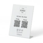 Scanner pour payer le logo du code QR de l'entrepr