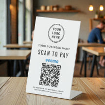 Scanner pour payer le logo du code QR Venmo