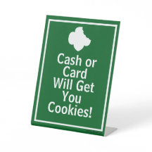 Scoutisme - Espèces ou carte pour les cookies